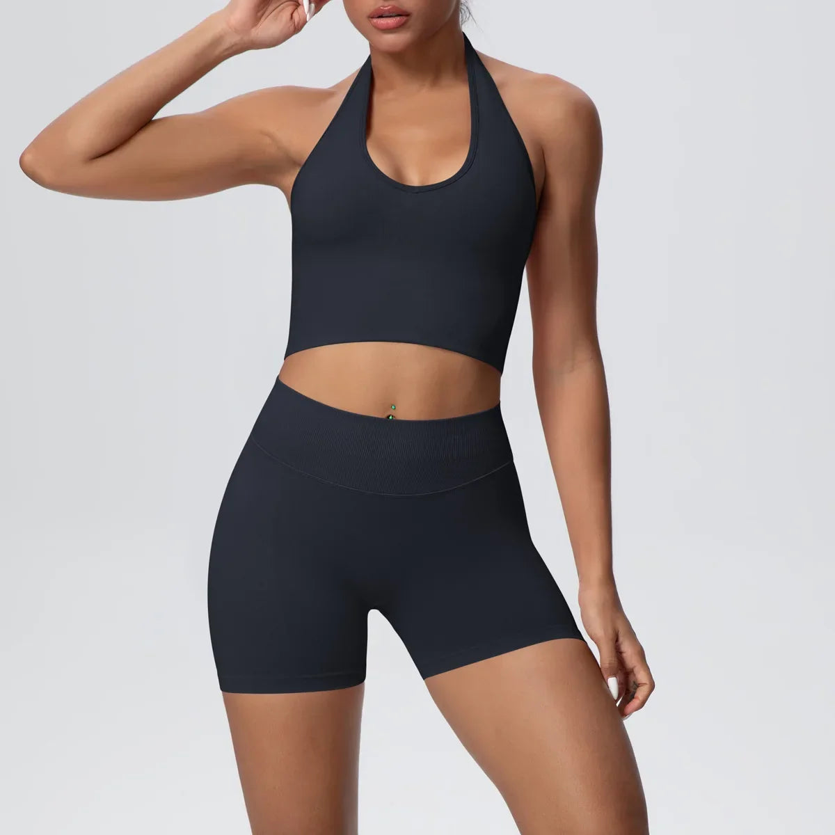 Butter Crop and Shorts Set