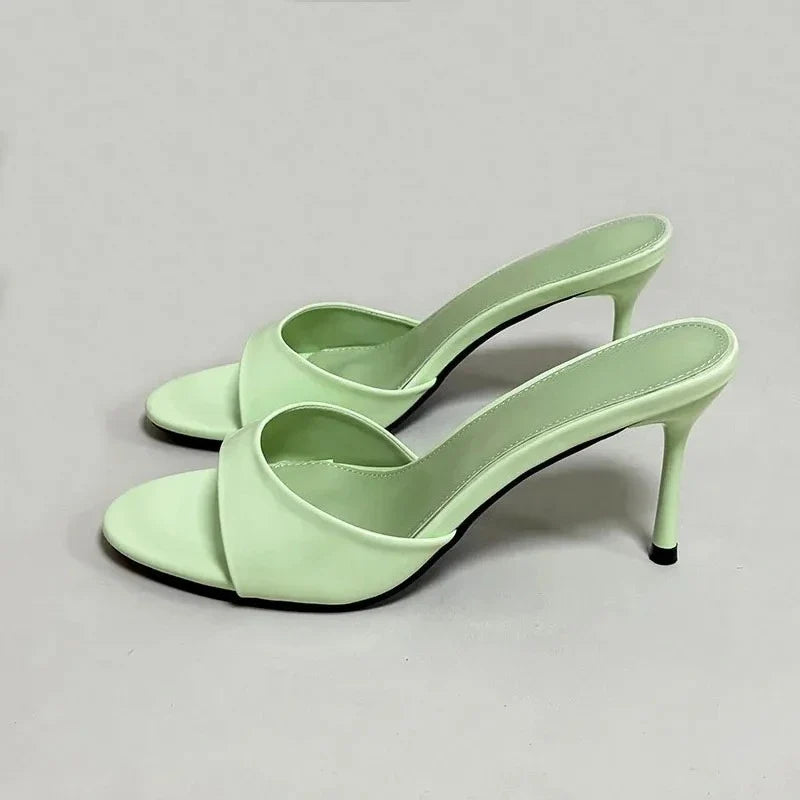Ava Thin Strap Round-Toe Sandals