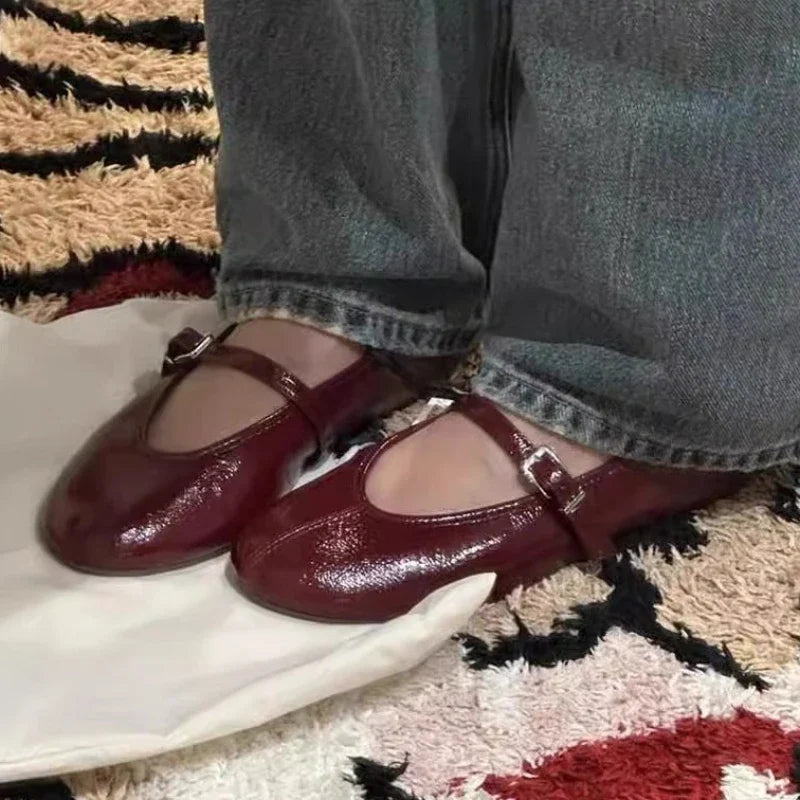 Luna Retro Mary Jane Flats