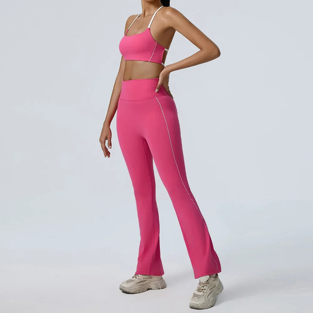 Azure Bra and Bottoms Sport Set