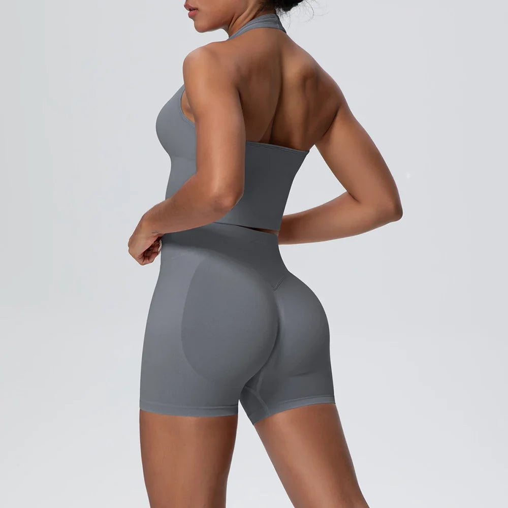 Butter Crop and Shorts Set