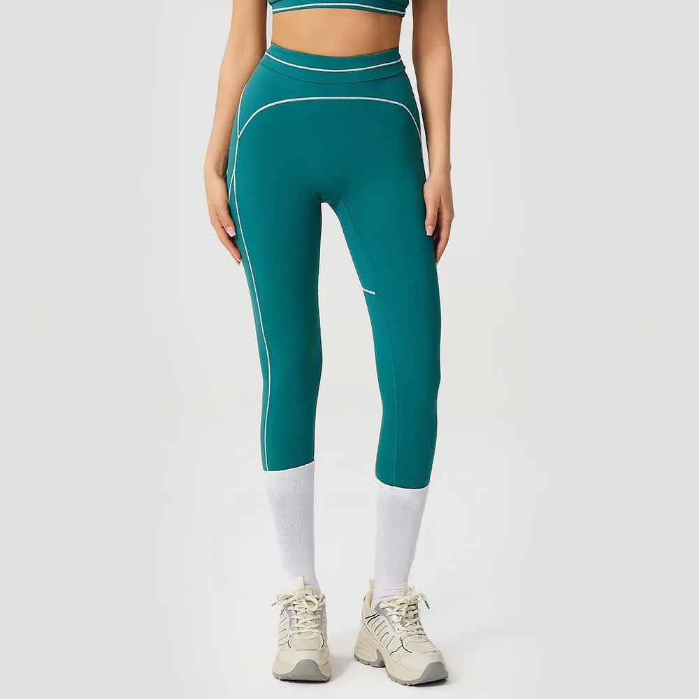 Caramel High-Waist Running Leggings
