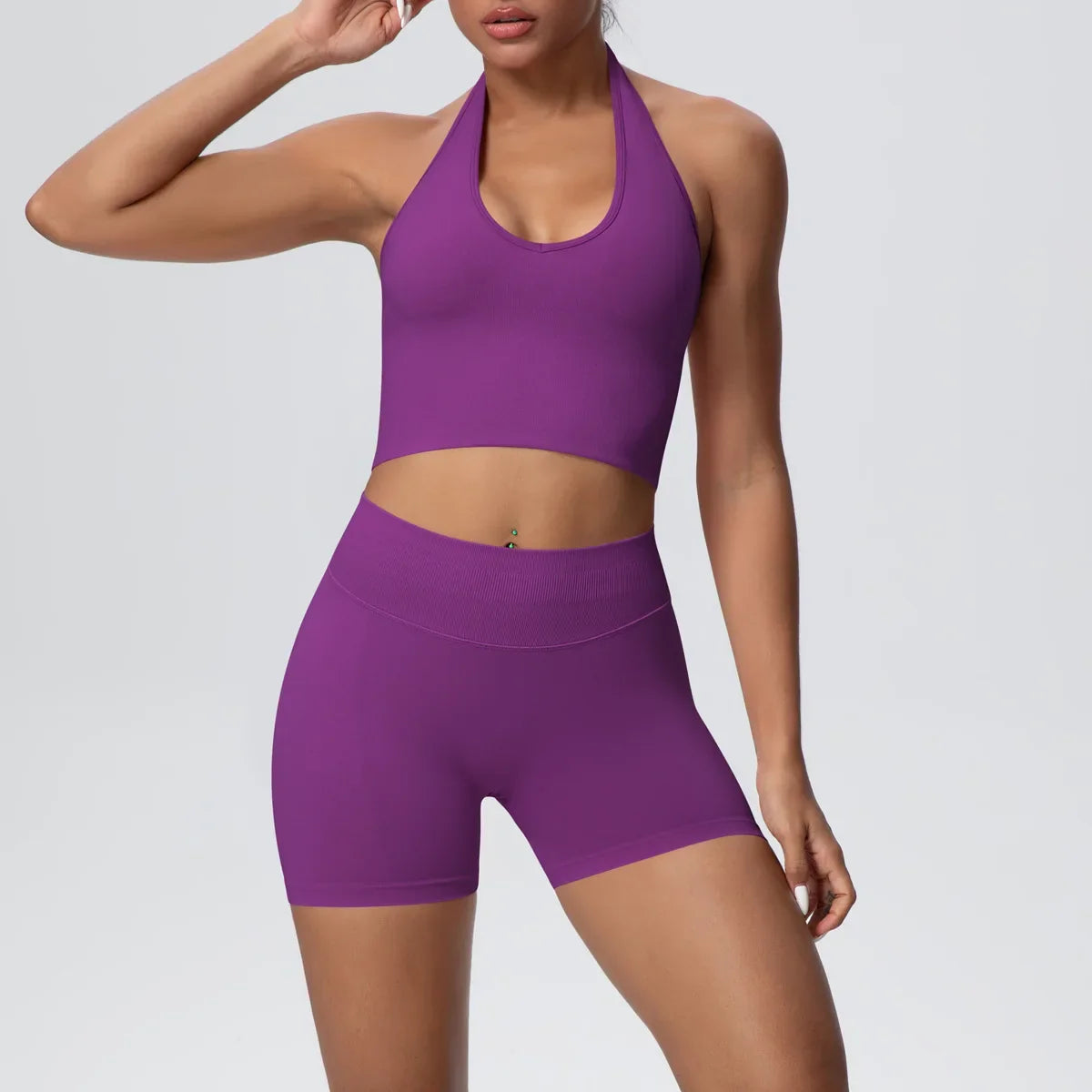 Butter Crop and Shorts Set