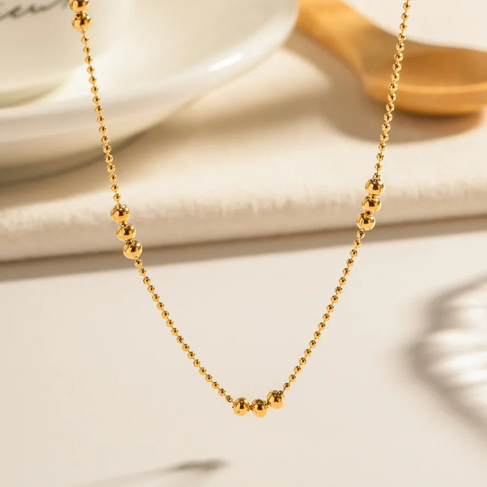 Pearl 18K Gold Chain Necklace