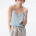 Crystal Cotton Linen Tank