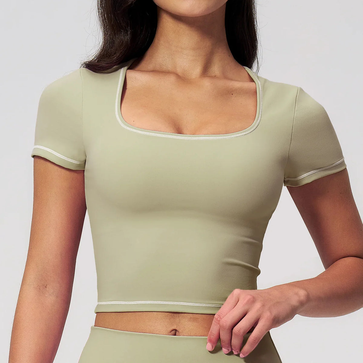 Terracotta Short Sleeve Sport Top