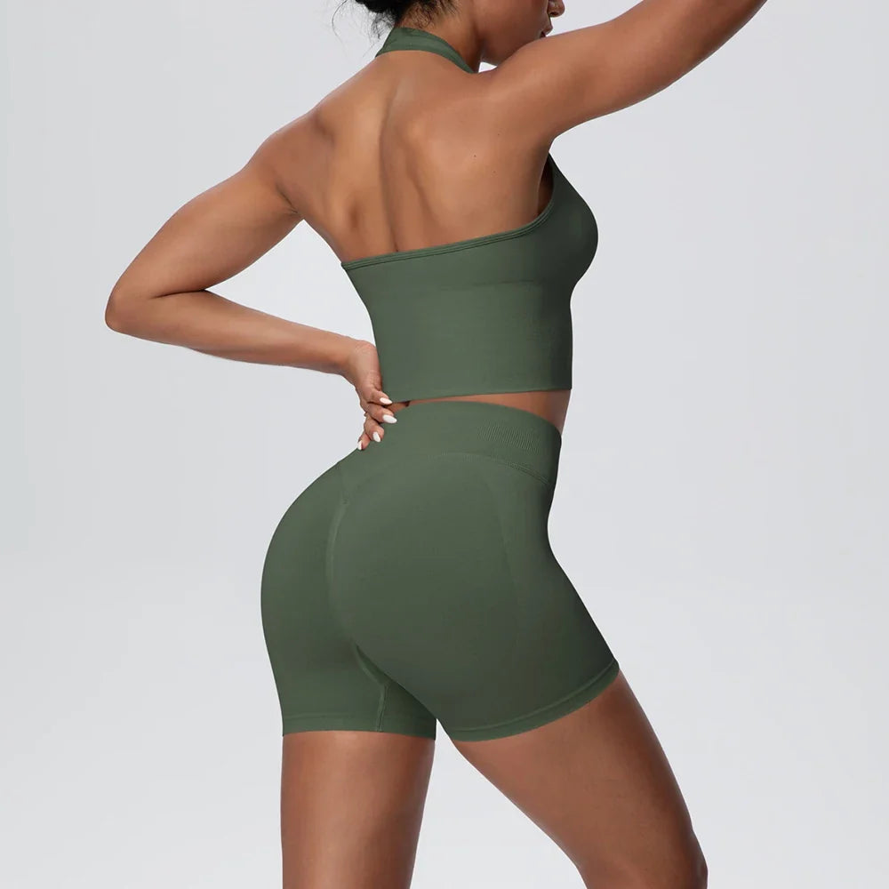Butter Crop and Shorts Set