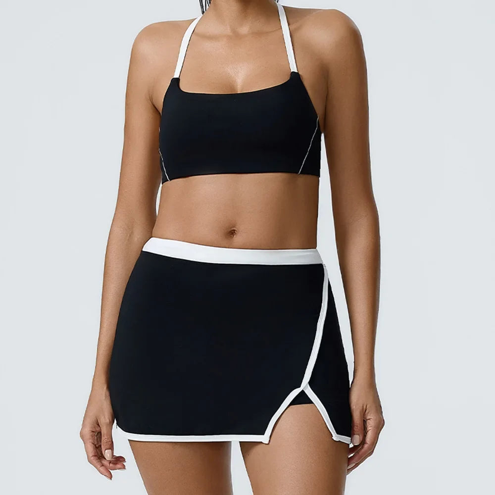 Azure Bra and Bottoms Sport Set