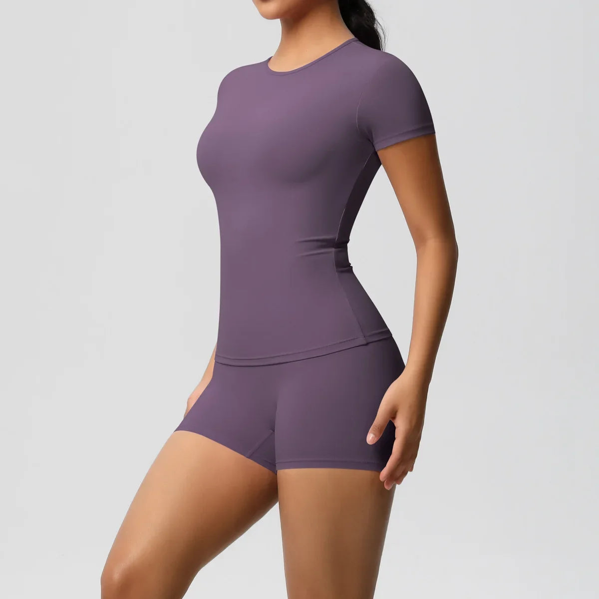Lemon Fitted Tee and Shorts Set