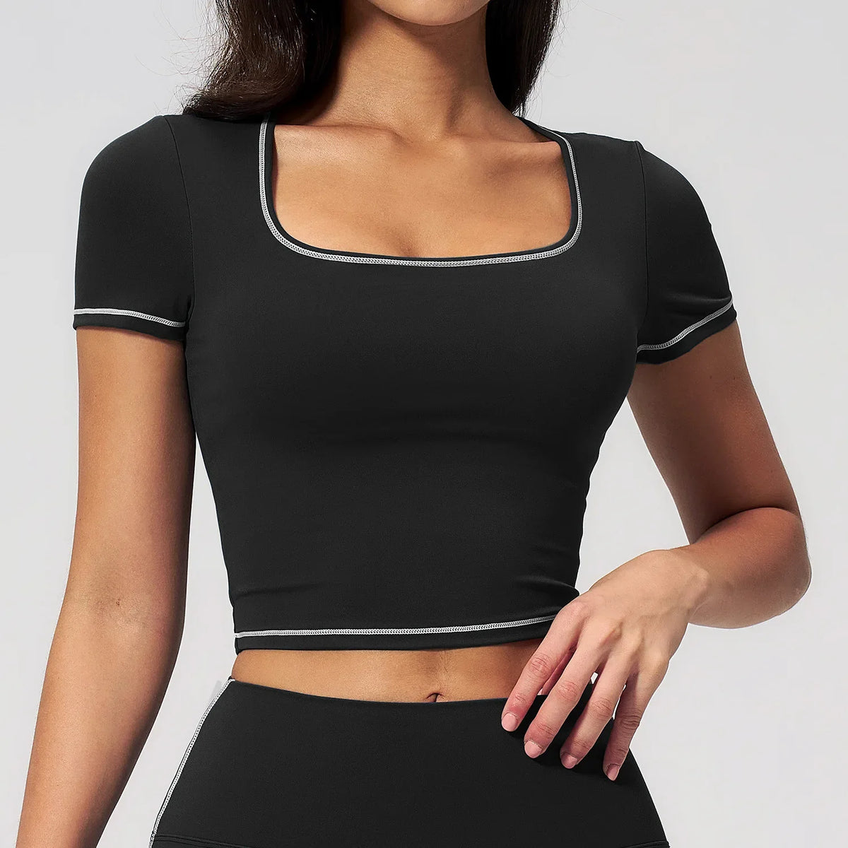 Terracotta Short Sleeve Sport Top
