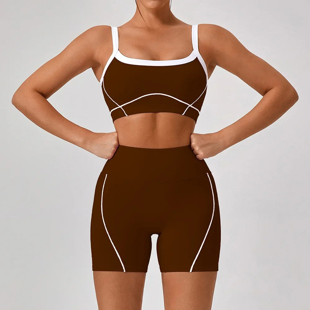 Chestnut Bra and Bottoms Set