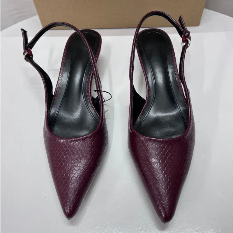 Aria Pointed Slingback Heels