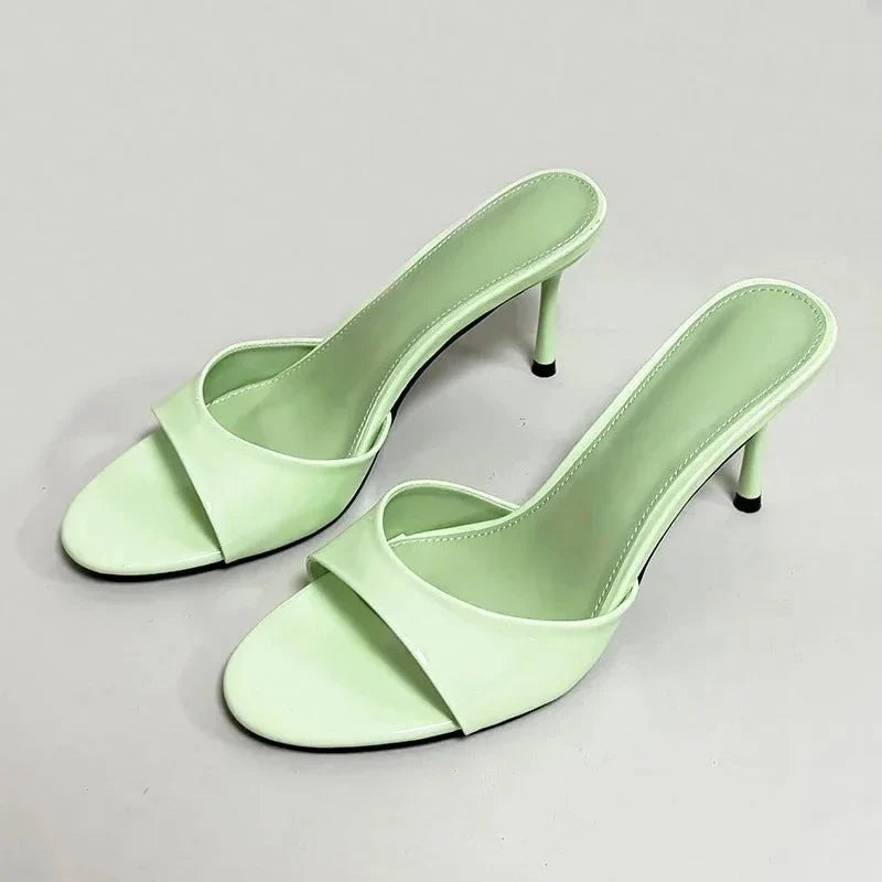 Ava Thin Strap Round-Toe Sandals