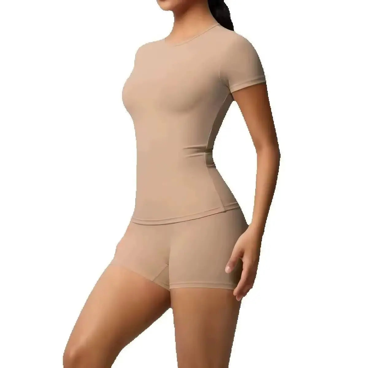 Lemon Fitted Tee and Shorts Set