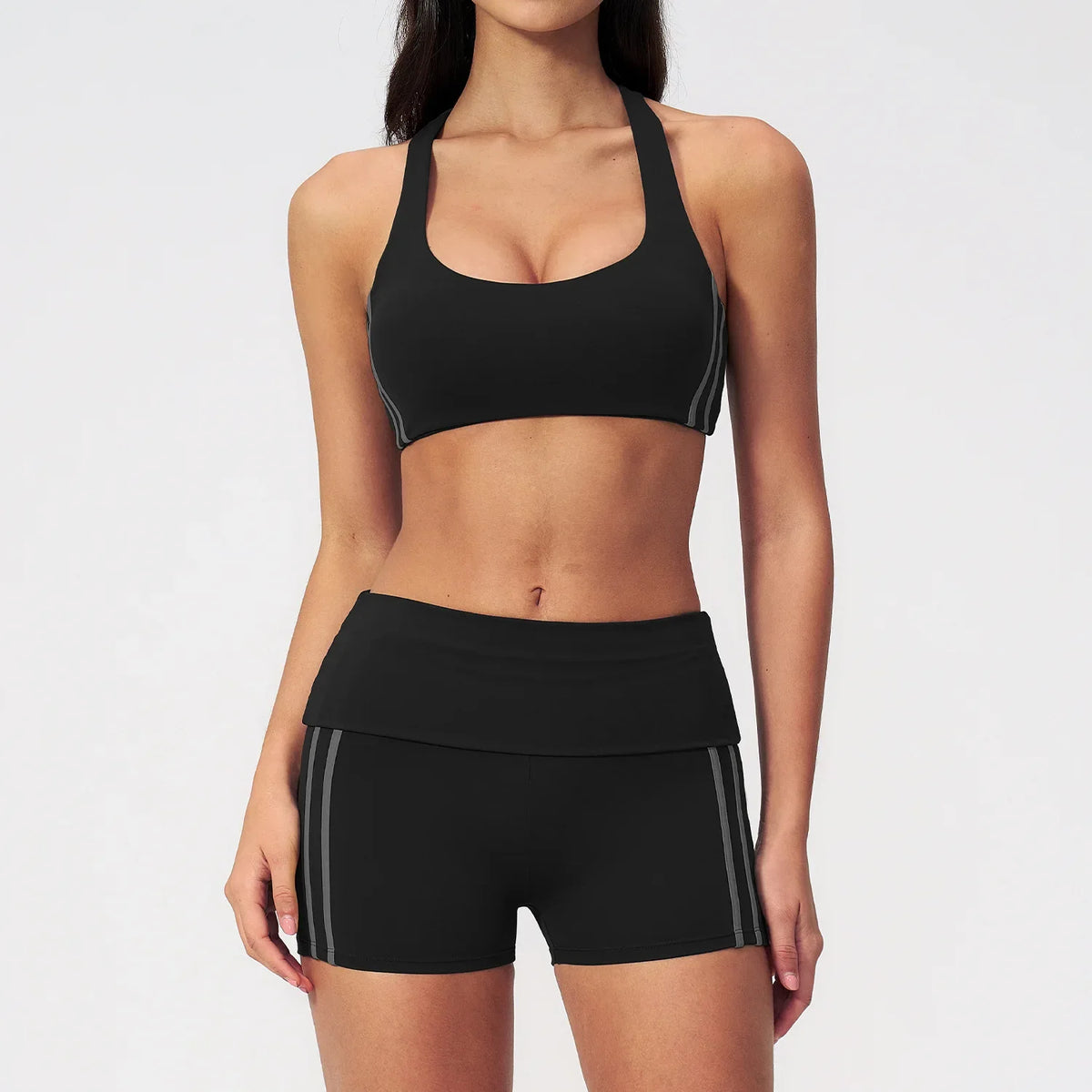 Espresso Capri and Leggings Sport Set
