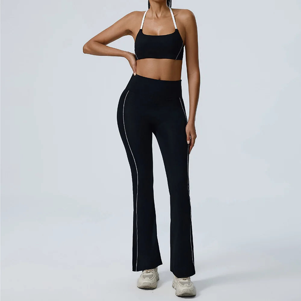 Azure Bra and Bottoms Sport Set