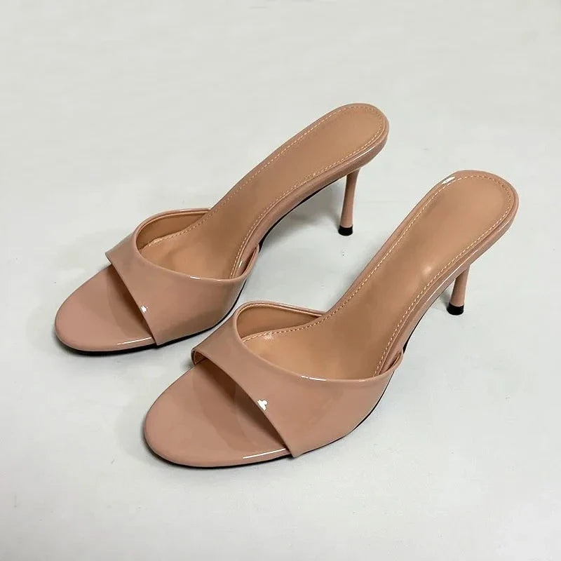 Ava Thin Strap Round-Toe Sandals