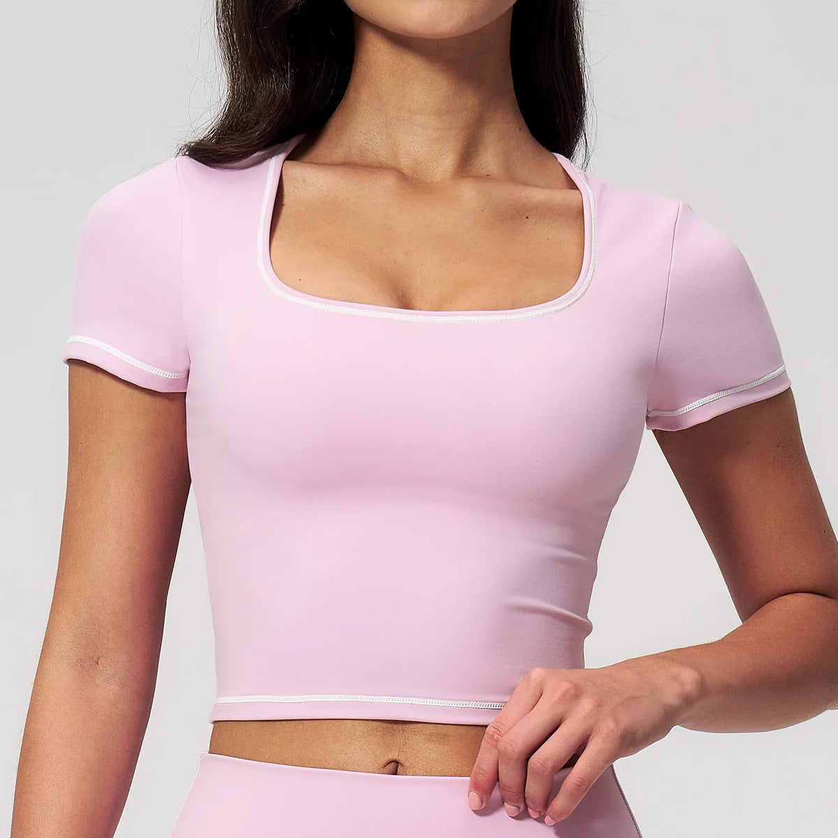 Terracotta Short Sleeve Sport Top