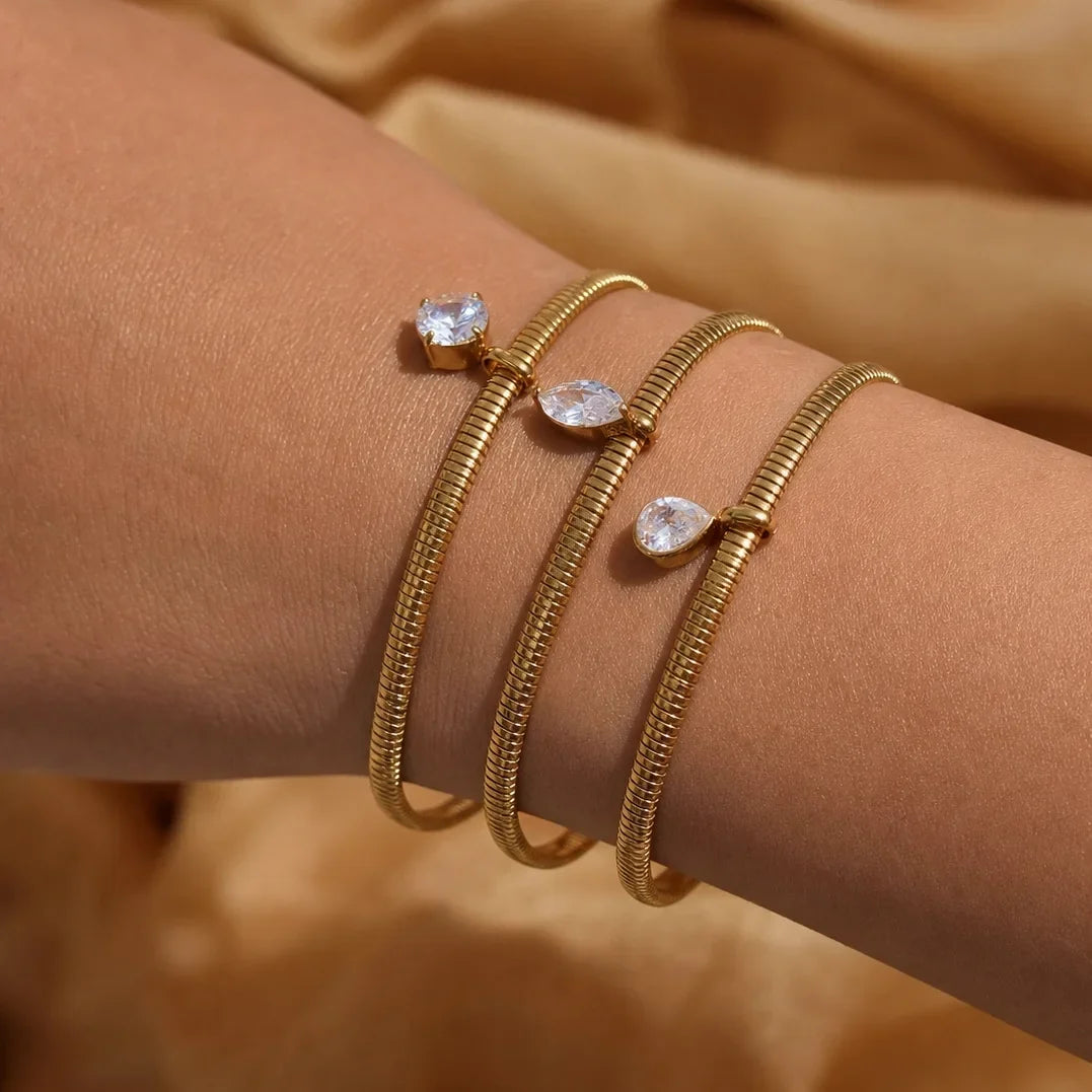 Ivory Snake Chain Bracelet