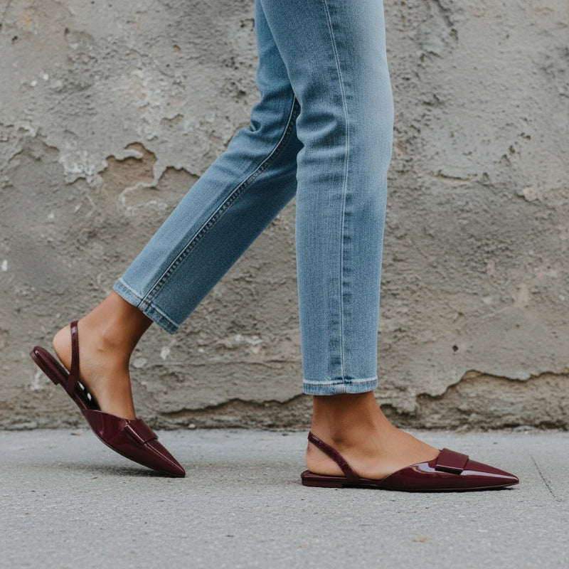 Lira Flat Pointed Sandals