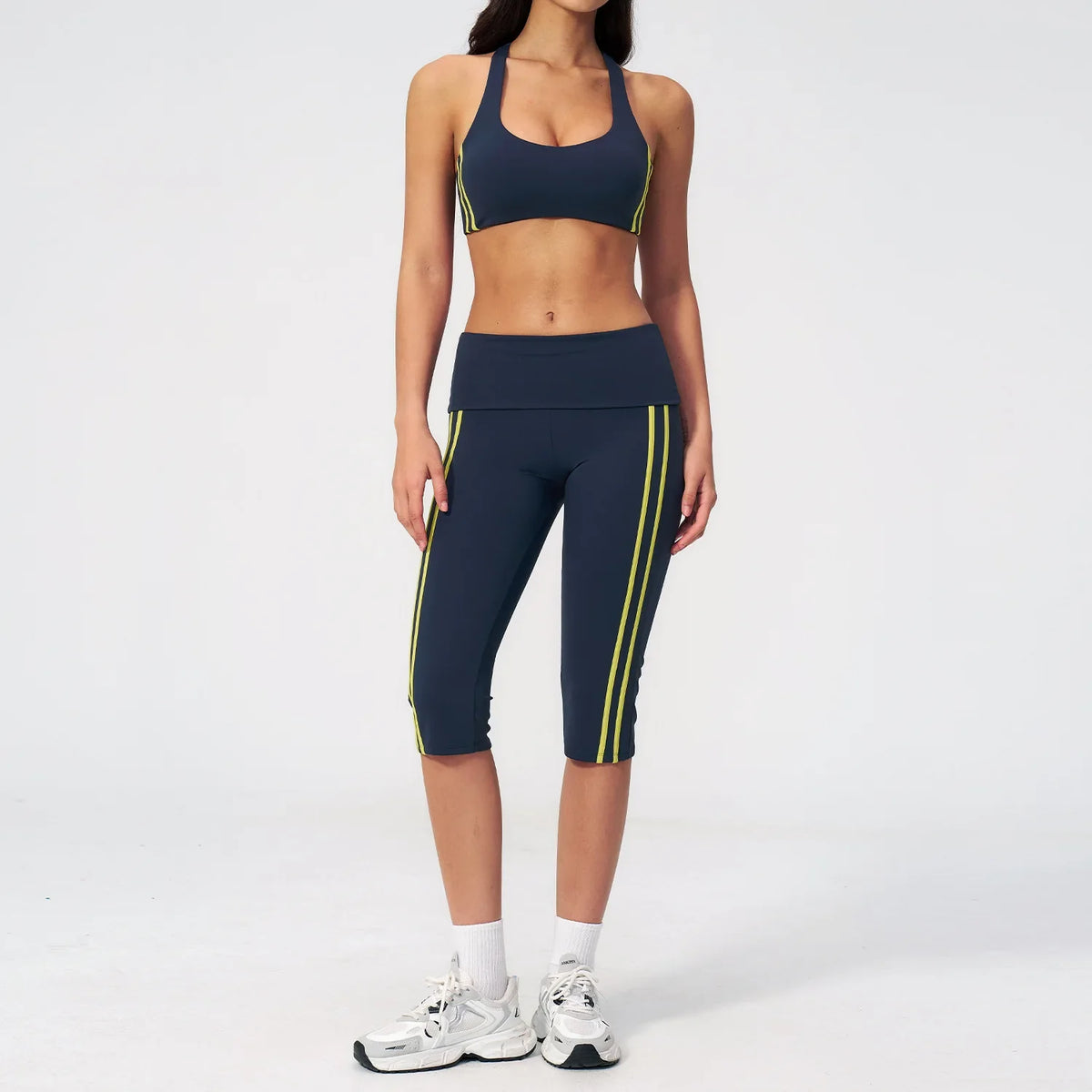 Espresso Capri and Leggings Sport Set