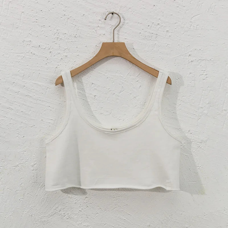 Amber Cropped Cotton Camisole